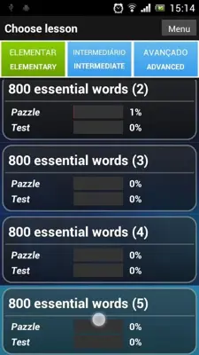 Portuguese lessons (free) android App screenshot 5